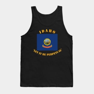 Flag - Idaho - Let it be Perpetual Tank Top